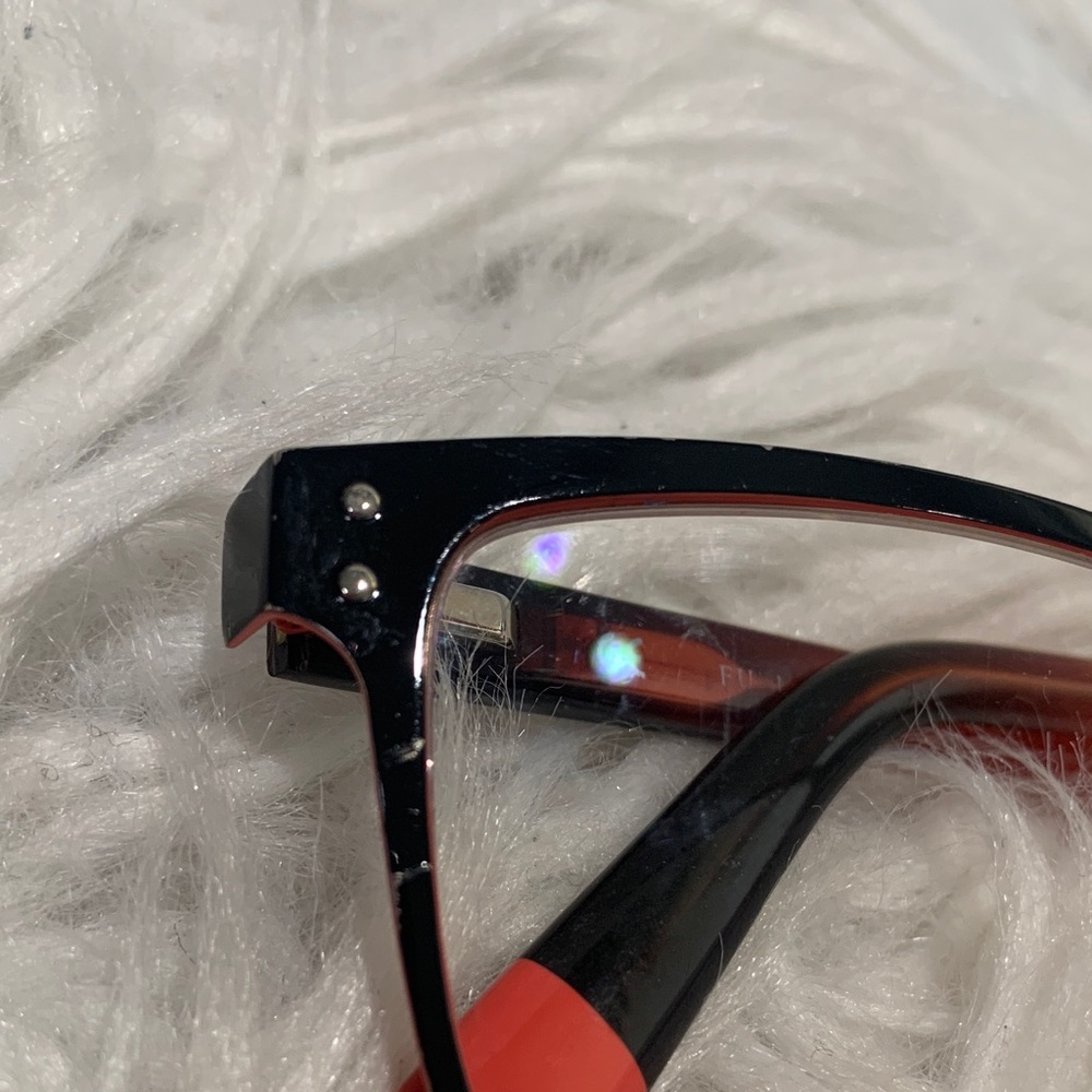 FURLA Zizi Women’s Eyeglass Frame only in Red and Black - Picture 11 of 15